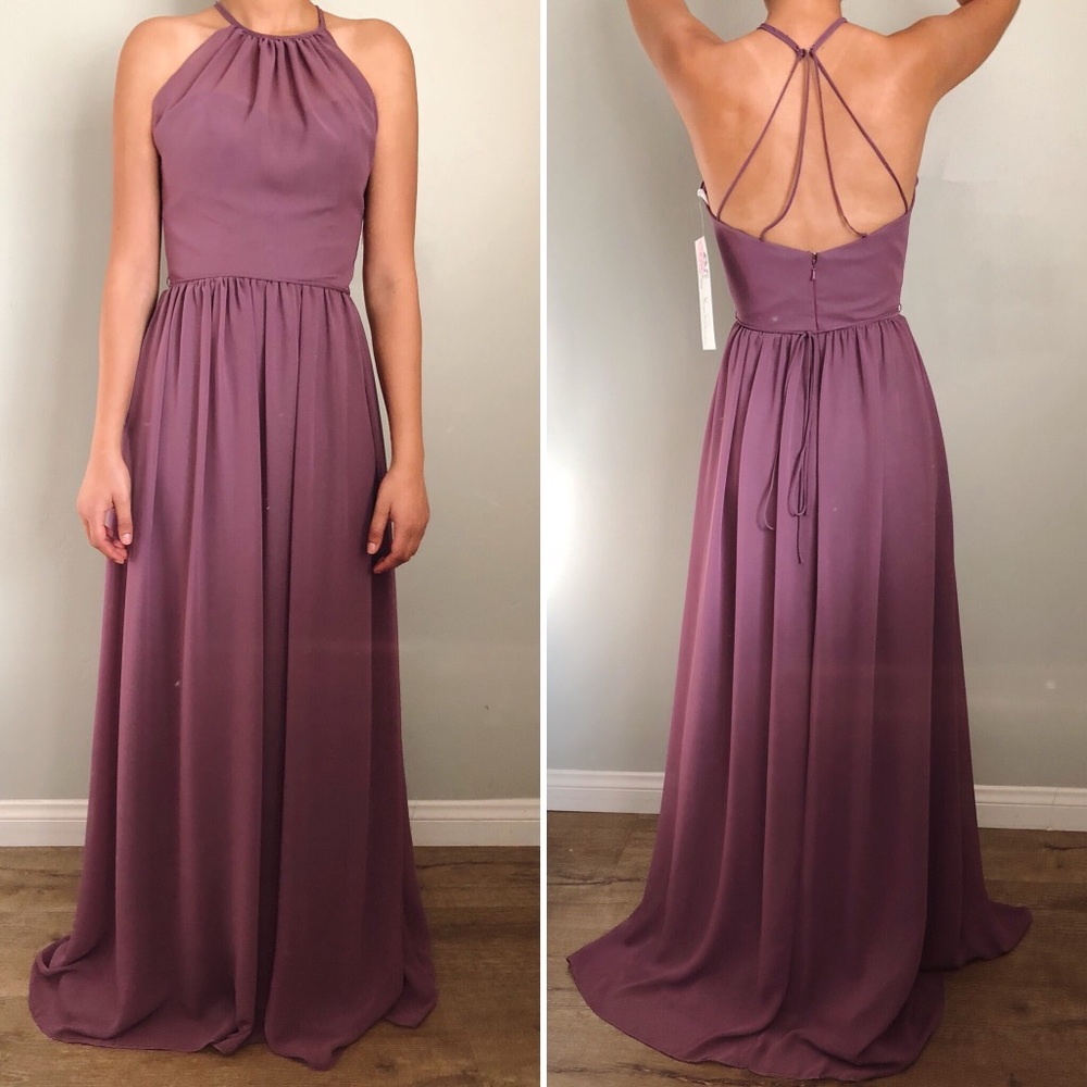 Purple Bridesmaid Dress